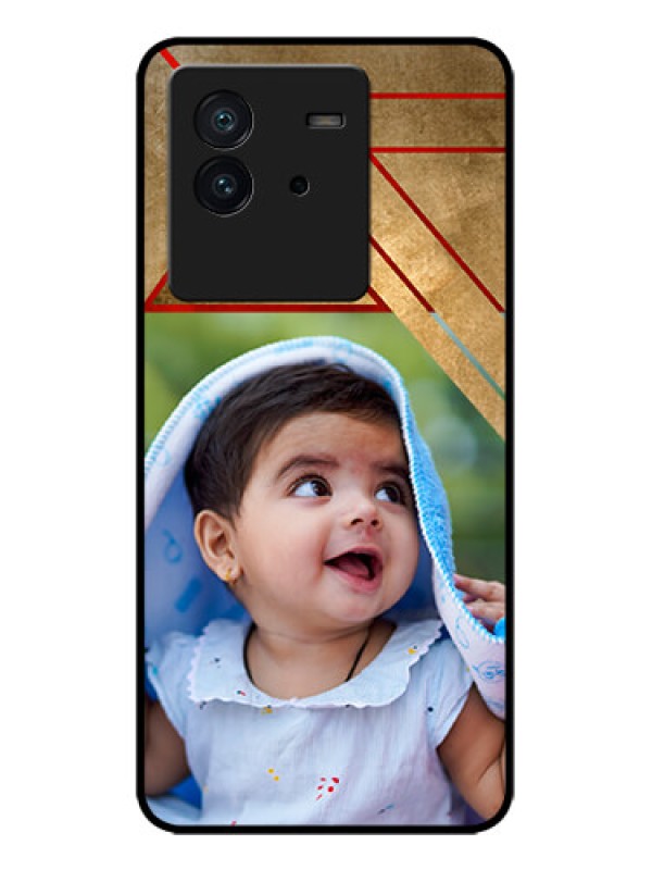 Custom iQOO Neo 6 5G Custom Metal Phone CaseGradient Abstract Texture Design