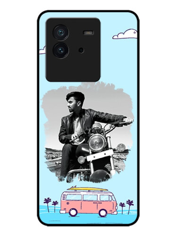 Custom iQOO Neo 6 5G Custom Metal Phone CaseTravel and Adventure Design