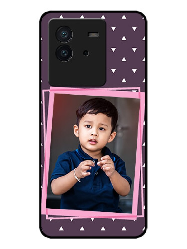 Custom iQOO Neo 6 5G Custom Metal Phone CaseTriangle Pattern Dotted Design