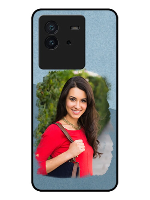 Custom iQOO Neo 6 5G Custom Metal Phone CaseGrunge Line Art Design