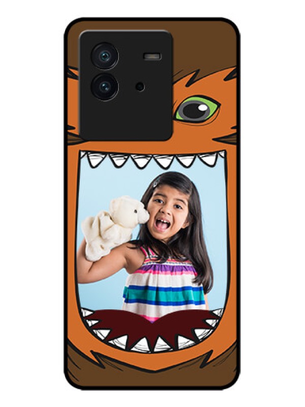 Custom iQOO Neo 6 5G Custom Metal Phone CaseOwl Monster Back Case Design