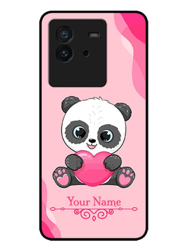 Custom iQOO Neo 6 5G Custom Metal Phone CaseCute Panda Design