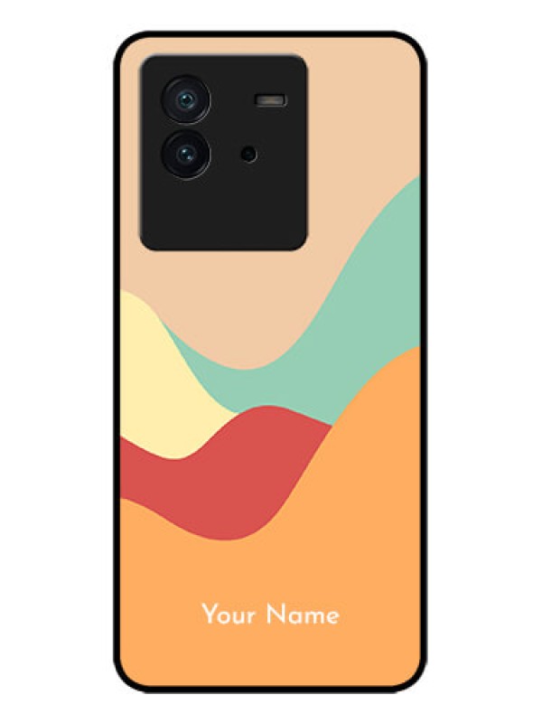 Custom iQOO Neo 6 5G Custom Metal Phone CaseOcean Waves Multi - Colour Design