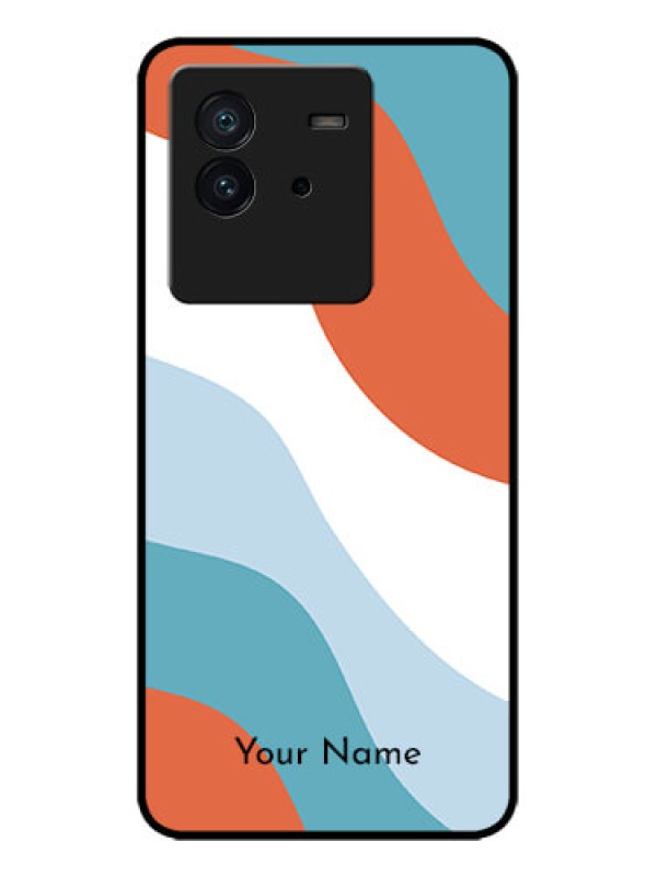 Custom iQOO Neo 6 5G Custom Metal Phone CaseColoured Waves Design