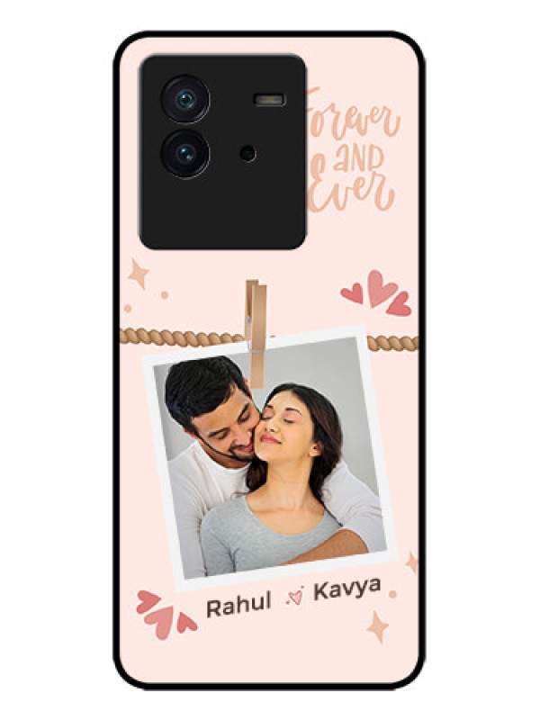 Custom iQOO Neo 6 5G Custom Metal Phone CaseForever And Ever Love Design