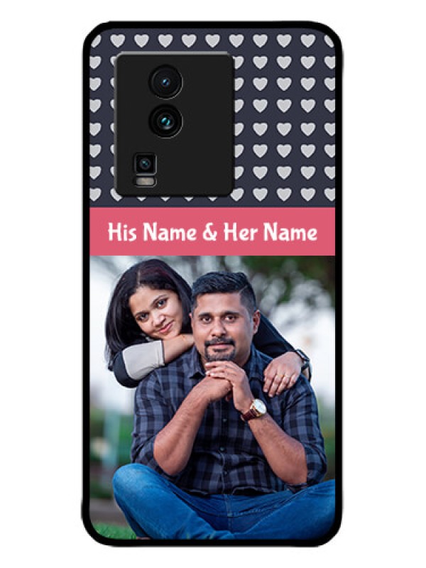 Custom iQOO Neo 7 5G Custom Metal Phone CaseLove Symbols Design