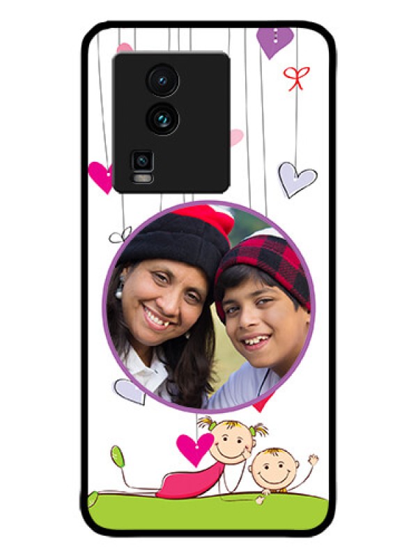 Custom iQOO Neo 7 5G Custom Metal Phone CaseCute Kids Phone Case Design