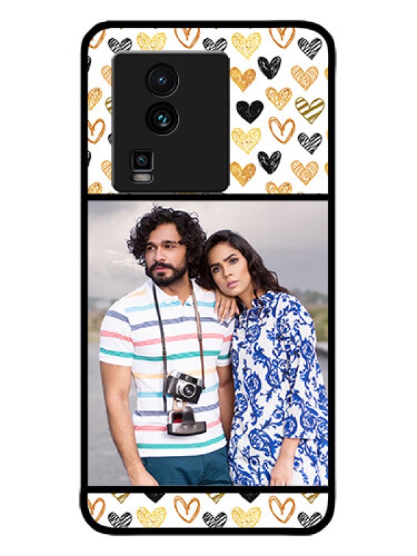 Custom iQOO Neo 7 5G Custom Metal Phone CaseLove Symbol Design