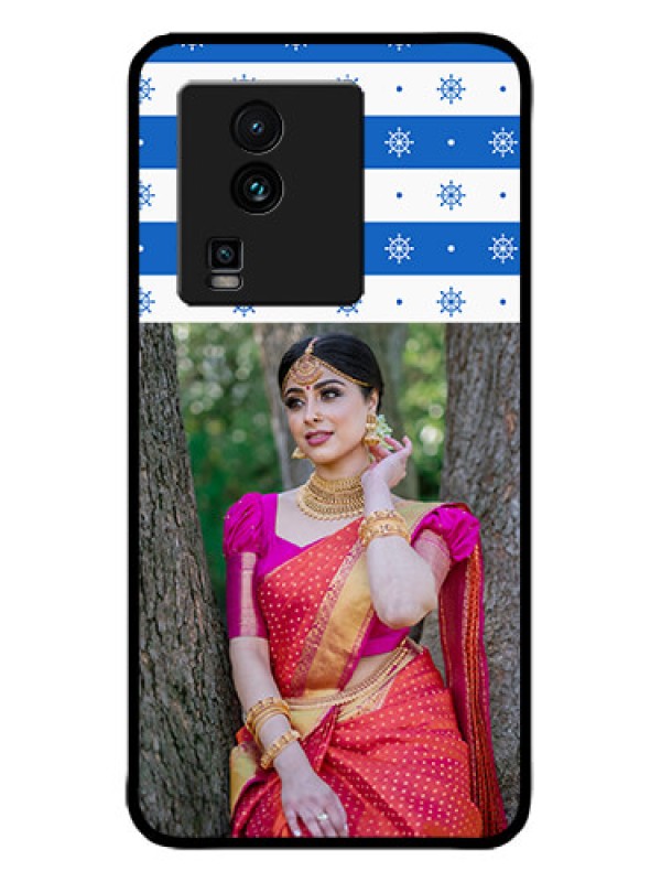 Custom iQOO Neo 7 5G Custom Metal Phone CaseSnow Pattern Design