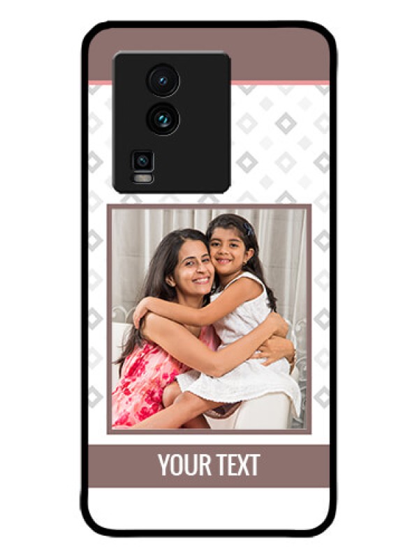 Custom iQOO Neo 7 5G Custom Metal Phone CaseSimple Diamond Design