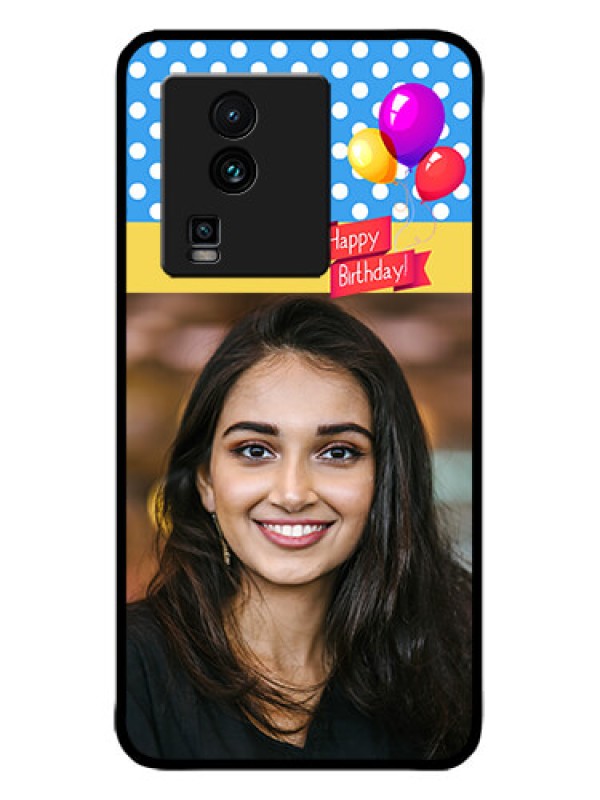 Custom iQOO Neo 7 5G Custom Metal Phone CaseHappy Birthday Design