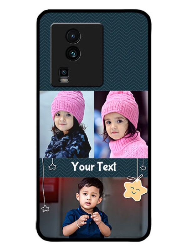 Custom iQOO Neo 7 5G Custom Metal Phone CaseHanging Stars Design