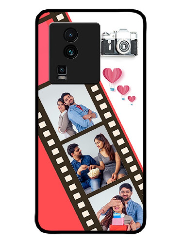 Custom iQOO Neo 7 5G Custom Metal Phone Case3 Image Holder With Film Reel