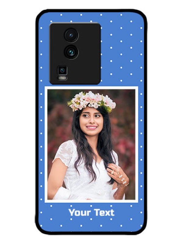 Custom iQOO Neo 7 5G Custom Metal Phone CasePolka Dots Design