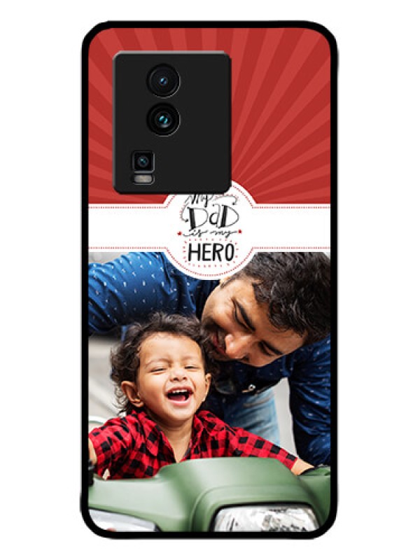 Custom iQOO Neo 7 5G Custom Metal Phone CaseMy Dad Hero Design