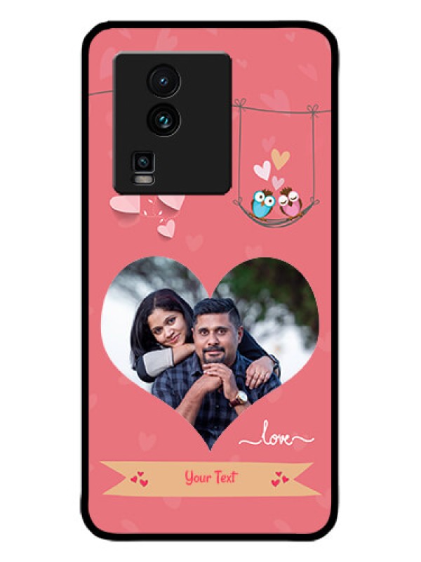 Custom iQOO Neo 7 5G Custom Metal Phone CasePeach Color Love Design