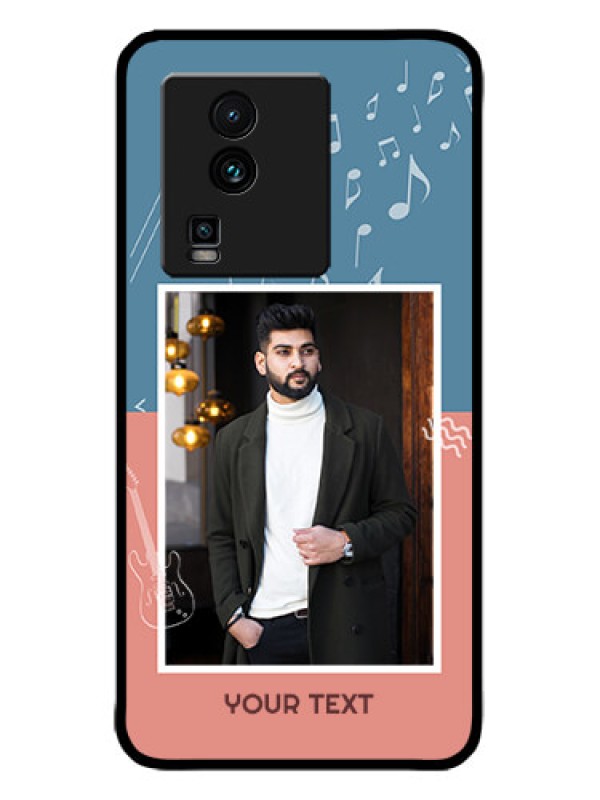 Custom iQOO Neo 7 5G Custom Metal Phone CaseWith Color Musical Note Design