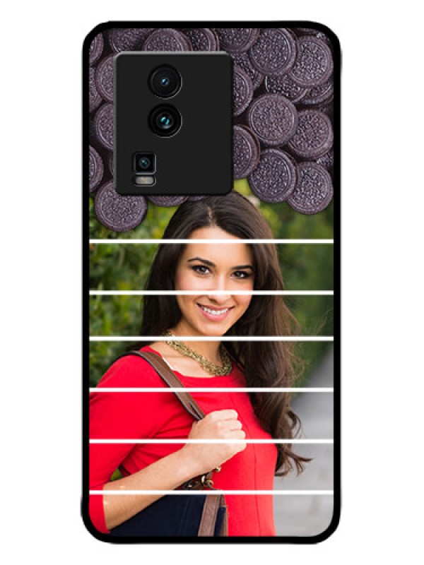 Custom iQOO Neo 7 5G Custom Metal Phone CaseWith Oreo Biscuit Design