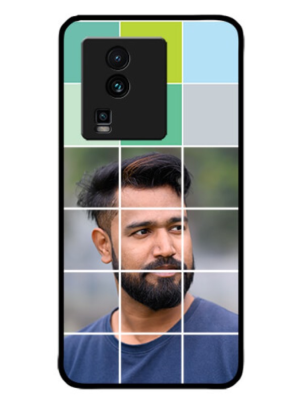 Custom iQOO Neo 7 5G Custom Metal Phone CaseWith White Box Pattern