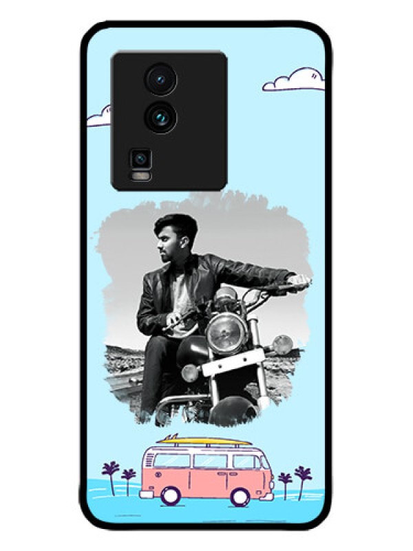 Custom iQOO Neo 7 5G Custom Metal Phone CaseTravel and Adventure Design