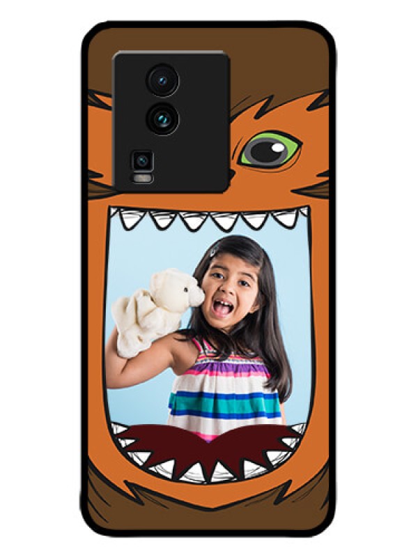 Custom iQOO Neo 7 5G Custom Metal Phone CaseOwl Monster Back Case Design