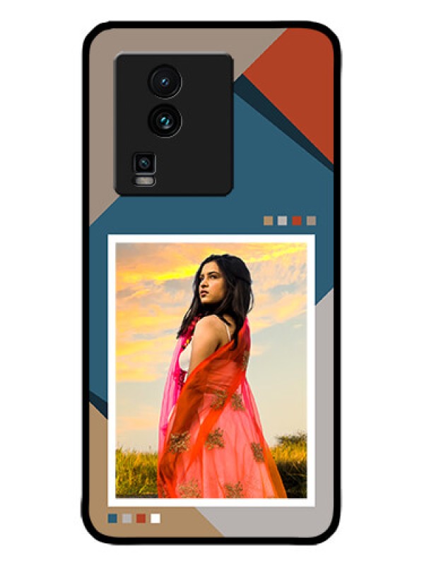 Custom iQOO Neo 7 5G Custom Metal Phone CaseRetro Color Pallet Design