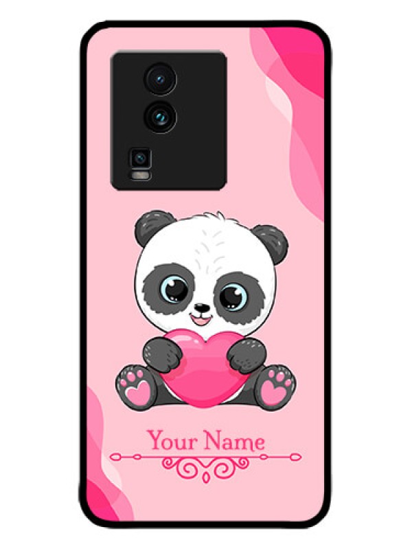 Custom iQOO Neo 7 5G Custom Metal Phone CaseCute Panda Design