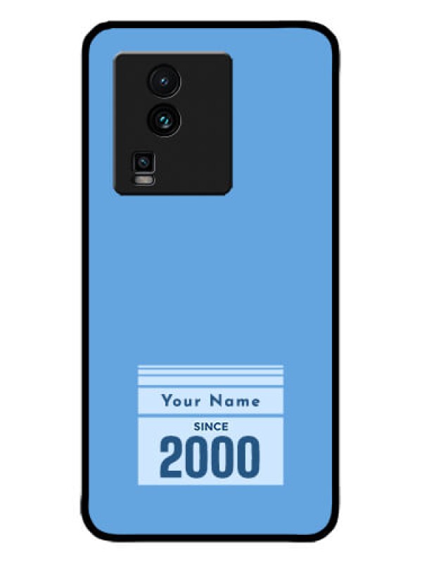 Custom iQOO Neo 7 5G Custom Metal Phone CaseCustom Year Of Birth Design