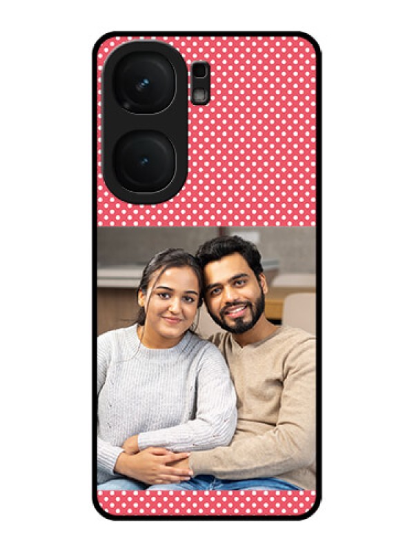 Custom iQOO Neo 9 Pro 5G Custom Metal Phone Case - White Dotted Design