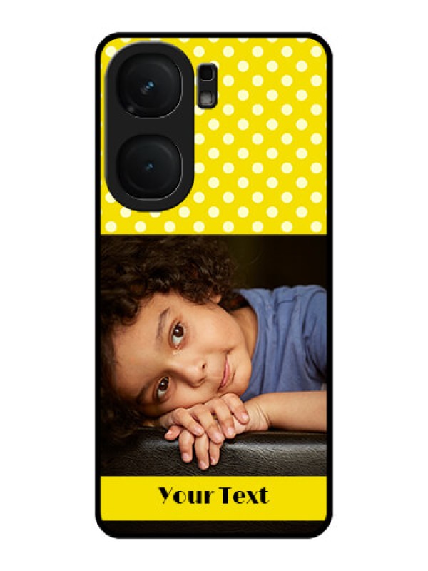 Custom iQOO Neo 9 Pro 5G Custom Metal Phone Case - Bright Yellow Case Design