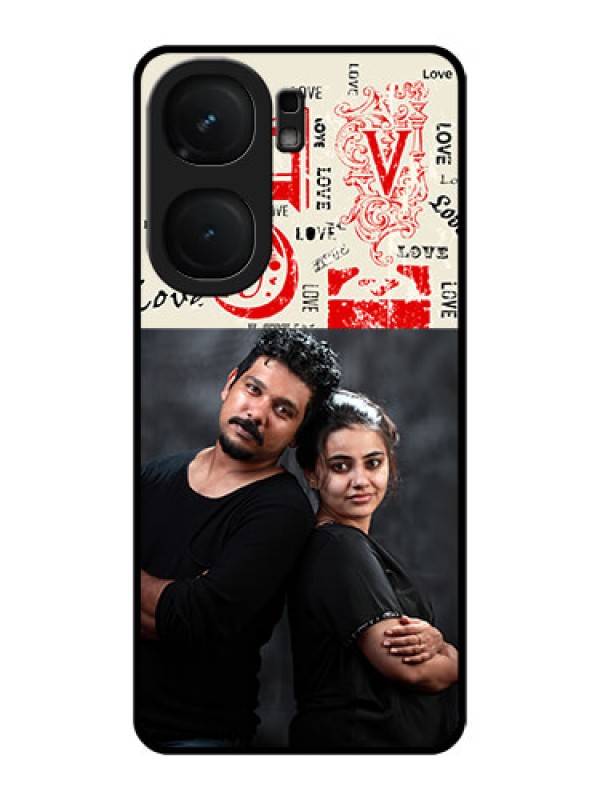 Custom iQOO Neo 9 Pro 5G Custom Metal Phone Case - Trendy Love Design Case