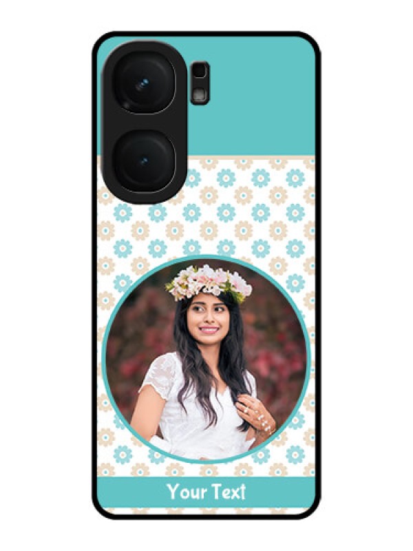 Custom iQOO Neo 9 Pro 5G Custom Metal Phone Case - Beautiful Flowers Design