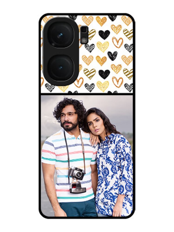 Custom iQOO Neo 9 Pro 5G Custom Metal Phone Case - Love Symbol Design