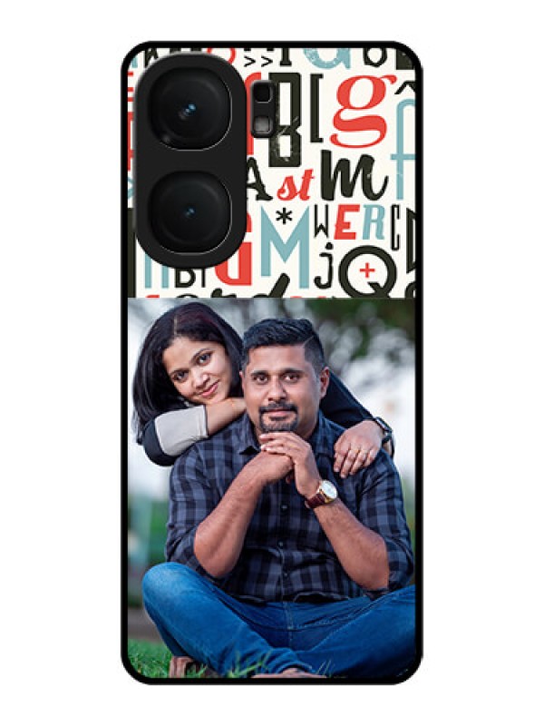 Custom iQOO Neo 9 Pro 5G Custom Metal Phone Case - Alphabet Design