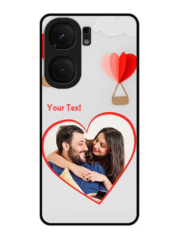 Custom iQOO Neo 9 Pro 5G Custom Metal Phone Case - Parachute Love Design