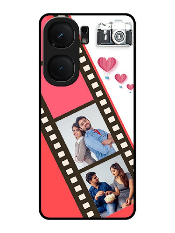 Custom iQOO Neo 9 Pro 5G Custom Metal Phone Case - 3 Image Holder With Film Reel