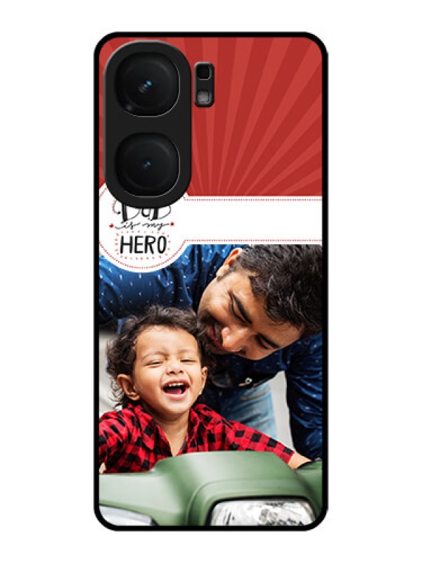 Custom iQOO Neo 9 Pro 5G Custom Metal Phone Case - My Dad Hero Design