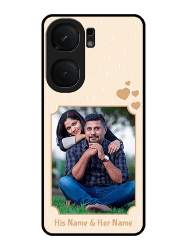 Custom iQOO Neo 9 Pro 5G Custom Metal Phone Case - With Confetti Love Design