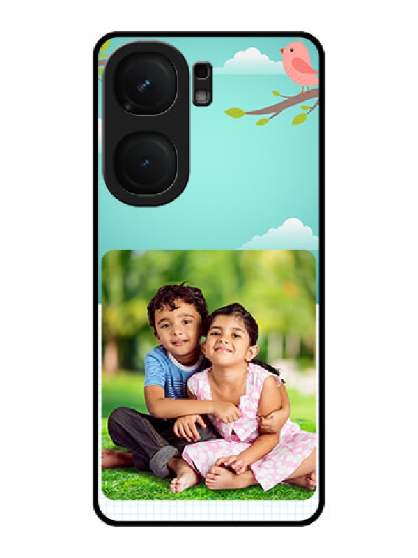 Custom iQOO Neo 9 Pro 5G Custom Metal Phone Case - Doodle Love Design