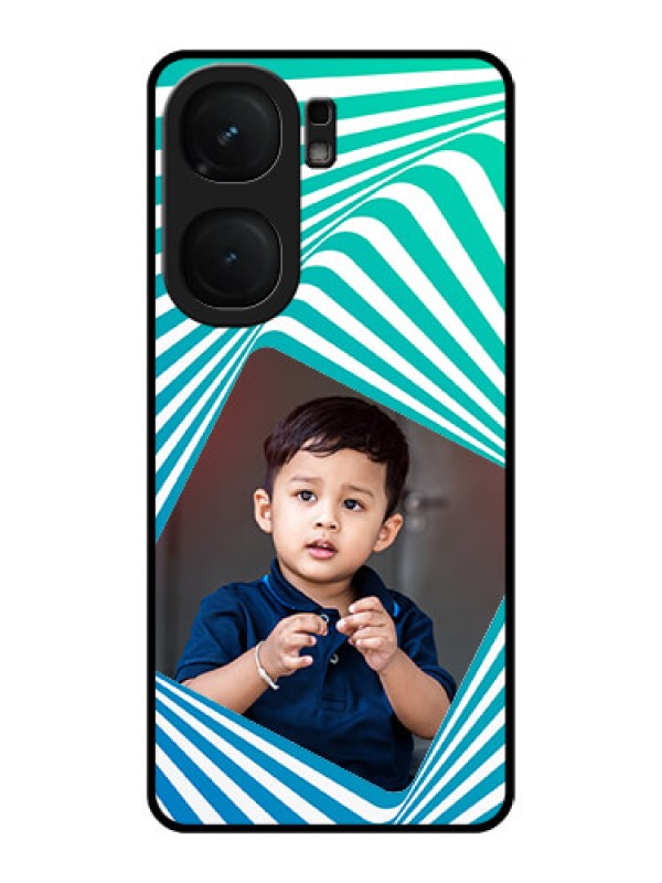 Custom iQOO Neo 9 Pro 5G Custom Metal Phone Case - Abstract Spiral Design