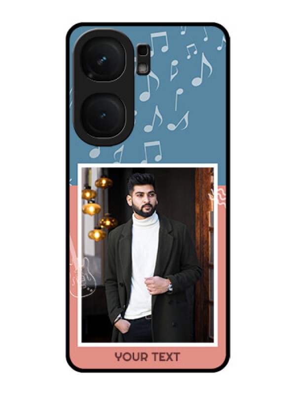 Custom iQOO Neo 9 Pro 5G Custom Metal Phone Case - With Color Musical Note Design