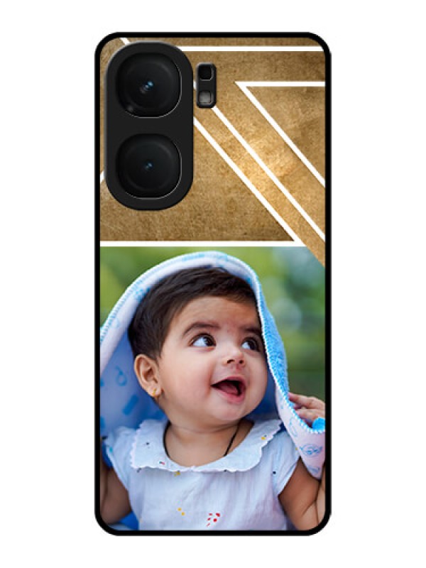 Custom iQOO Neo 9 Pro 5G Custom Metal Phone Case - Gradient Abstract Texture Design