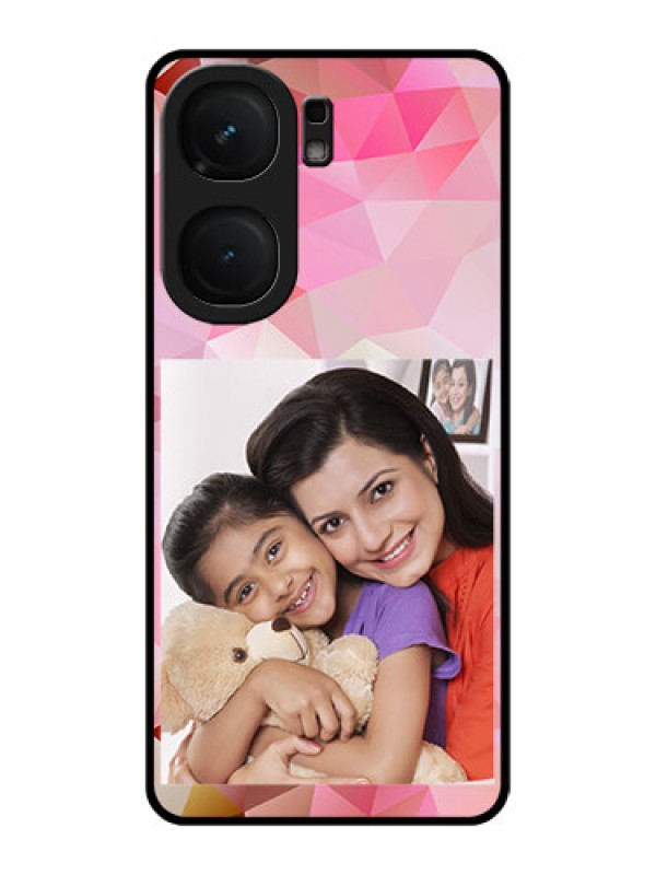 Custom iQOO Neo 9 Pro 5G Custom Metal Phone Case - Abstract Triangle Design