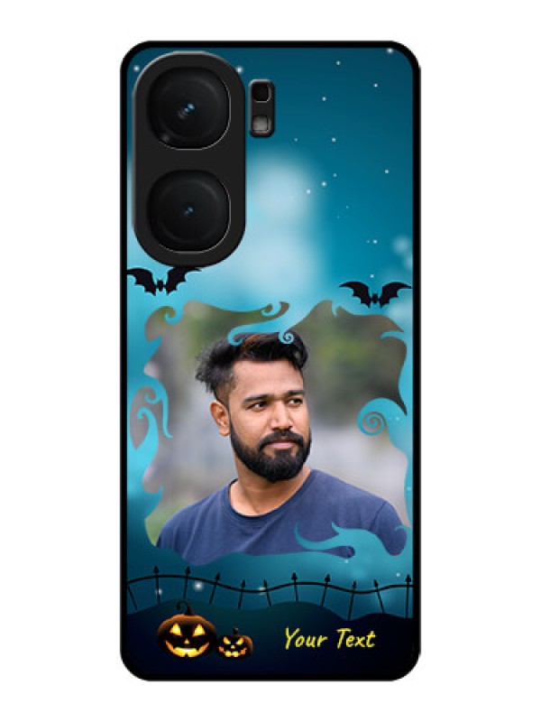 Custom iQOO Neo 9 Pro 5G Custom Metal Phone Case - Halloween Frame Design