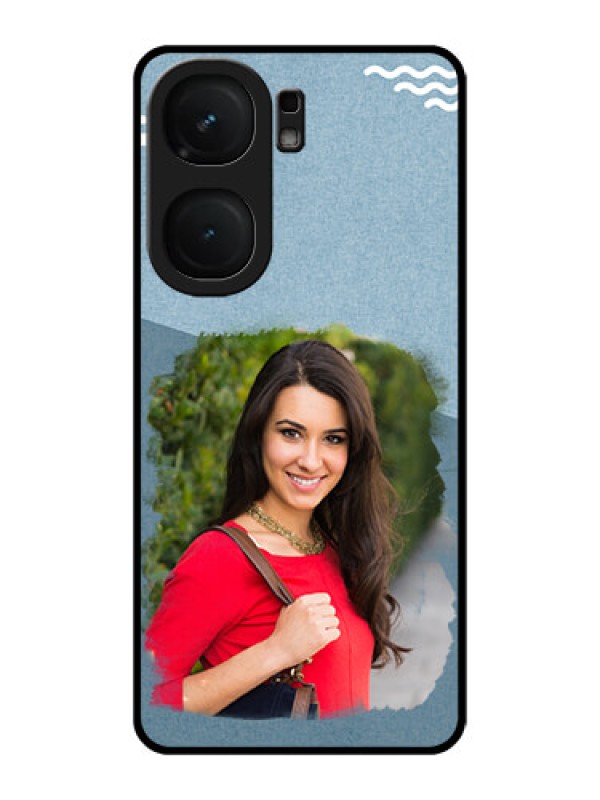 Custom iQOO Neo 9 Pro 5G Custom Metal Phone Case - Grunge Line Art Design