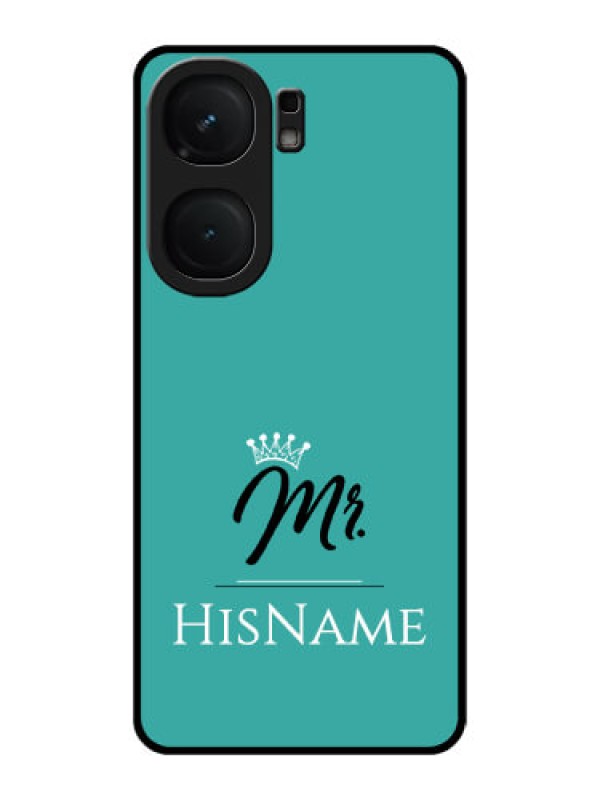 Custom iQOO Neo 9 Pro 5G Custom Metal Phone Case - Mr With Name Design