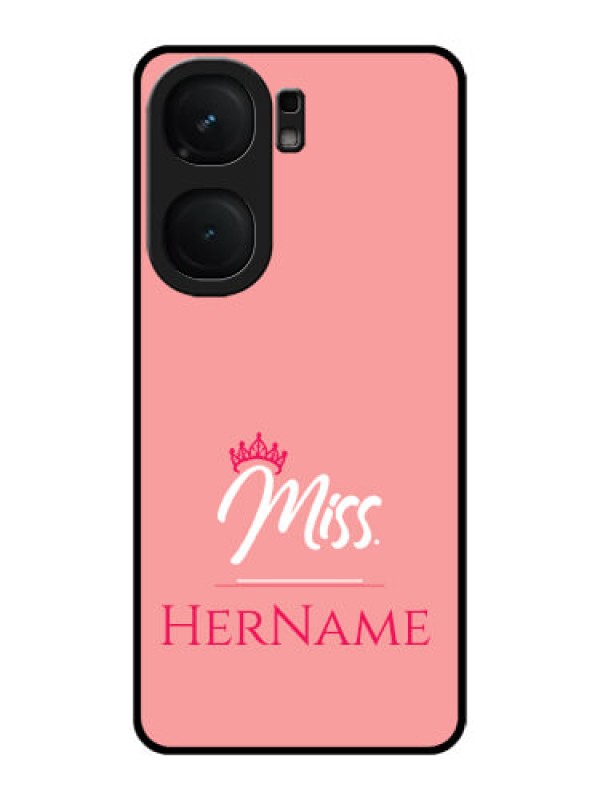 Custom iQOO Neo 9 Pro 5G Custom Metal Phone Case - Mrs With Name Design