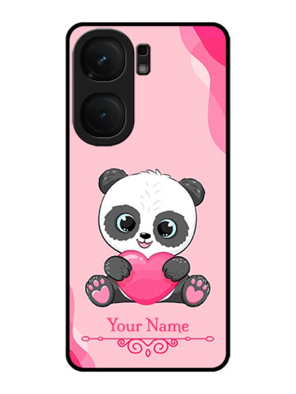 Custom iQOO Neo 9 Pro 5G Custom Metal Phone Case - Cute Panda Design