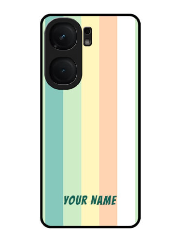 Custom iQOO Neo 9 Pro 5G Custom Metal Phone Case - Multi - Colour Stripes Design