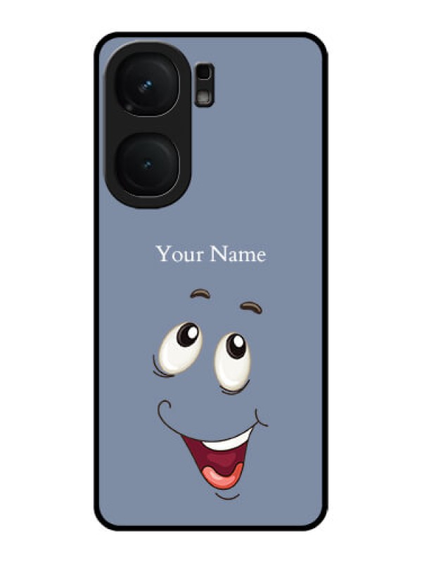 Custom iQOO Neo 9 Pro 5G Custom Metal Phone Case - Laughing Cartoon Face Design